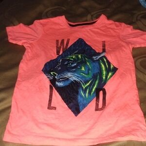 Wild Graphic Kids T-Shirt - Pink